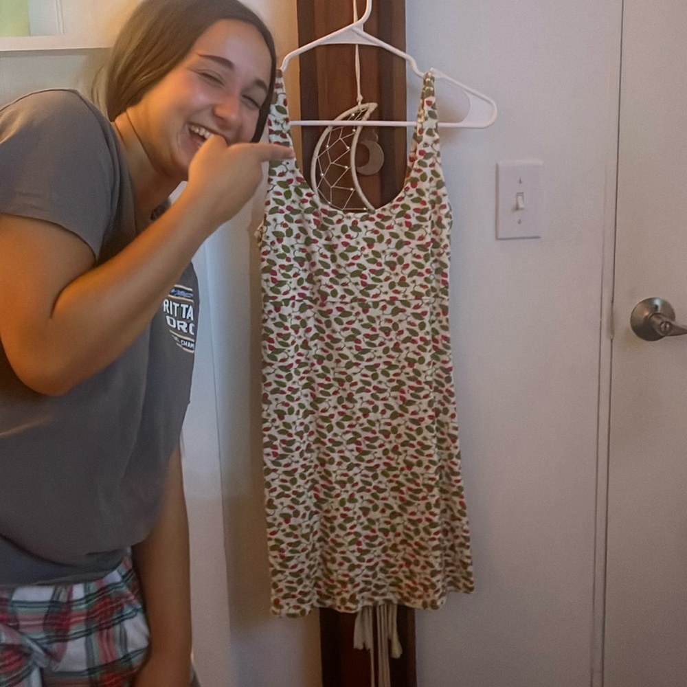 brandy melville strawberry dress